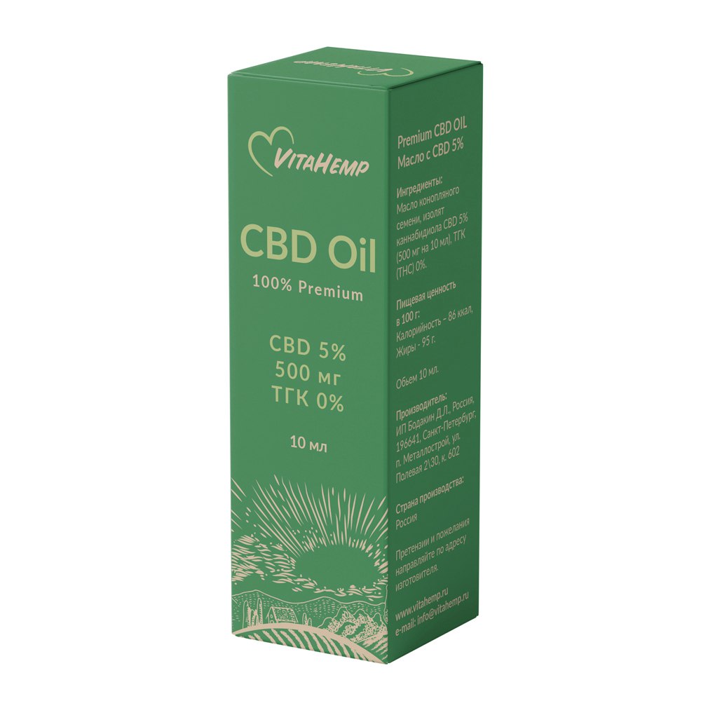 Масло VitaHemp 10мл. CBD 30%