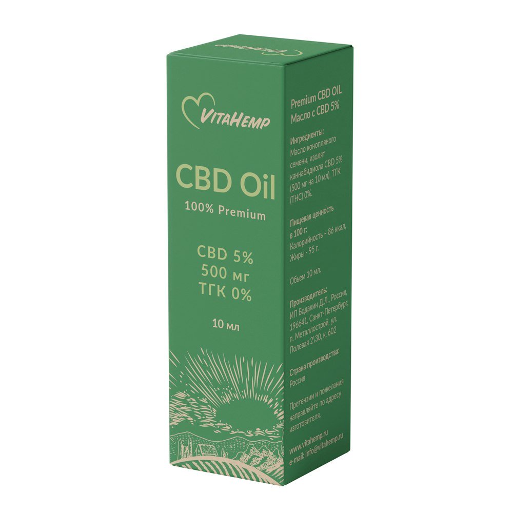 Масло VitaHemp 10мл. CBD 30%